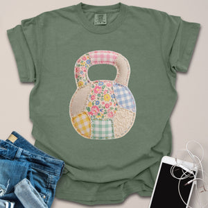Kettlebell Faux Patchwork Shirt