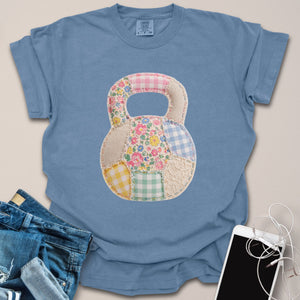 Kettlebell Faux Patchwork Shirt