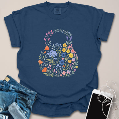 Floral Kettlebell Shirt