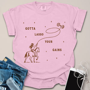 Lasso Your Gains Western Shirt