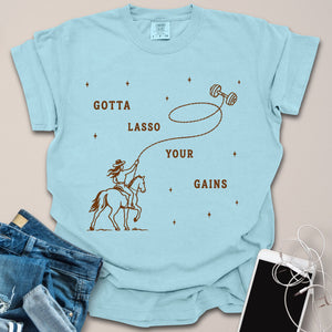 Lasso Your Gains Western Shirt