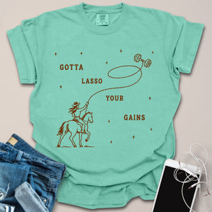 Lasso Your Gains Western Shirt