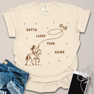 Lasso Your Gains Western Shirt