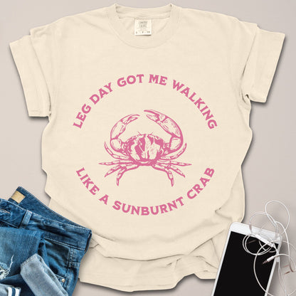Leg Day Crab Graphic Shirt