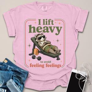 Lift Heavy Retro Raccoon Shirt