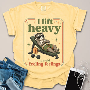 Lift Heavy Retro Raccoon Shirt