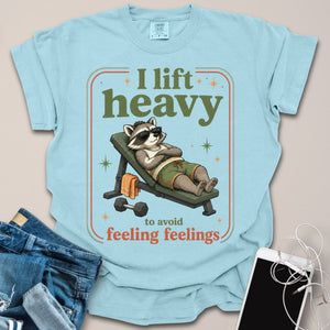 Lift Heavy Retro Raccoon Shirt