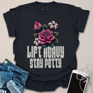Lift Heavy Stay Petty Floral Shirt