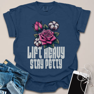 Lift Heavy Stay Petty Floral Shirt