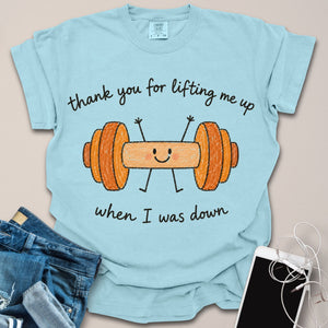 Dumbbell Doodle Funny Shirt
