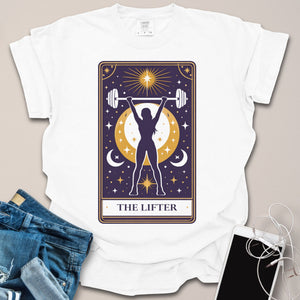 The Lifter Tarot Card Graphic Shirt