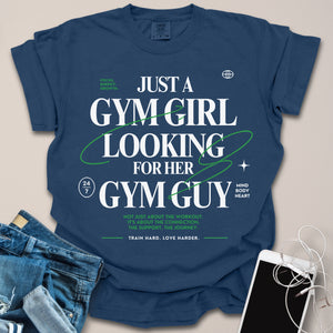 Looking For Gym Guy Streetwear Typography Shirt
