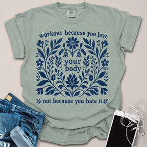 Love Your Body Floral Shirt