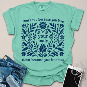 Love Your Body Floral Shirt