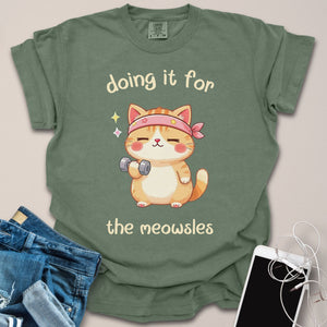 For The Meowsles Cat Gym Shirt
