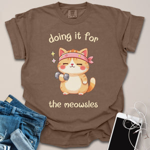For The Meowsles Cat Gym Shirt
