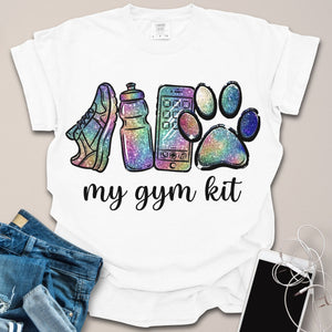 My Gym Kit Galaxy Print Dog Lover Shirt