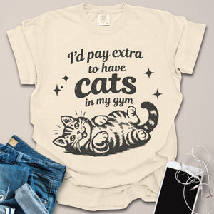 Pay Extra for Cats in the Gym Vintage Shirt