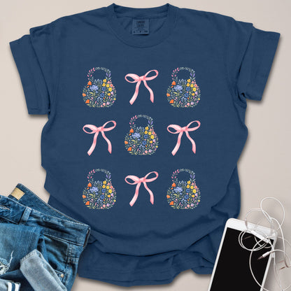 Pink Coquette Kettlebell Grid Shirt