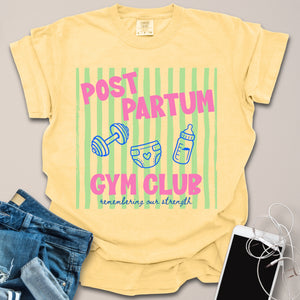 Postpartum Club Stripes Shirt