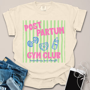Postpartum Club Stripes Shirt