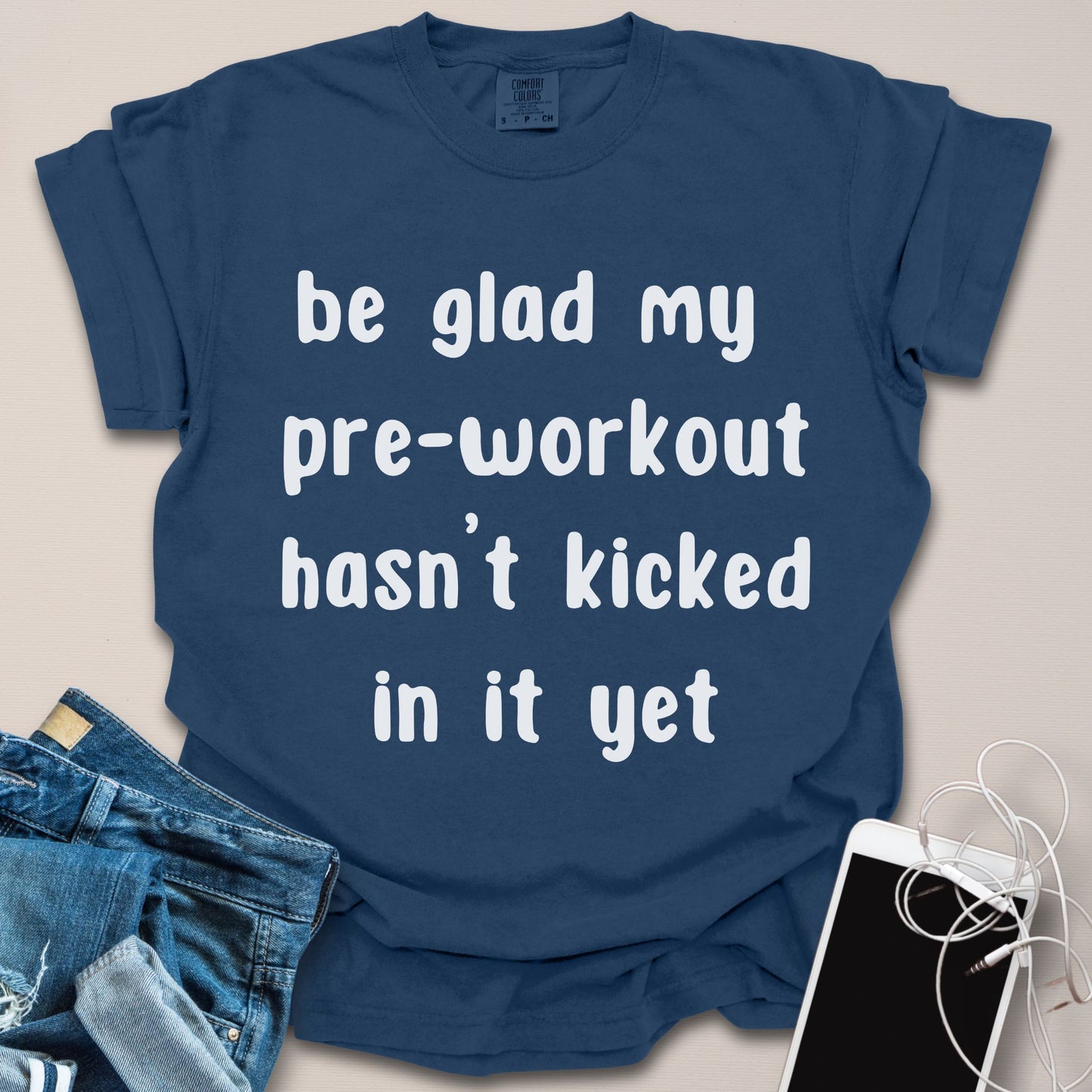 Preworkout Hasn't Kicked In Funny Gym Shirt