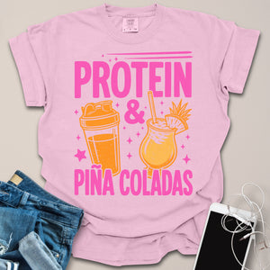 Protein & Piña Coladas Summer Shirt