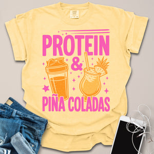 Protein & Piña Coladas Summer Shirt