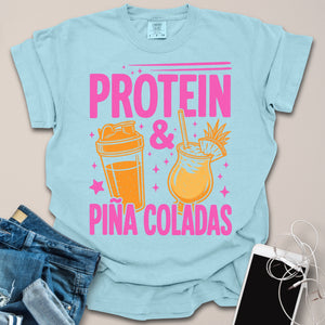 Protein & Piña Coladas Summer Shirt