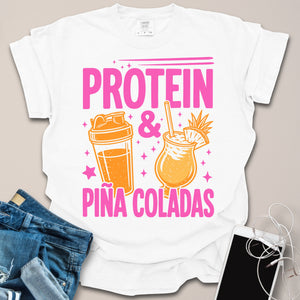 Protein & Piña Coladas Summer Shirt