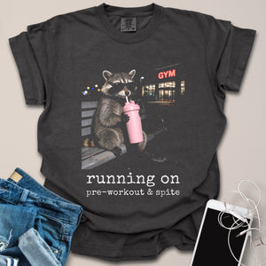 Raccoon Meme Pre-Workout Shirt