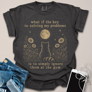 Vintage Celestial Raccoon Gym Shirt