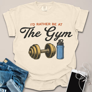 Rather Be At Gym Vintage Shirt