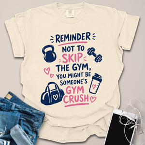 Reminder Not To Skip Gym Doodle Shirt