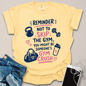 Reminder Not To Skip Gym Doodle Shirt