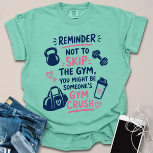 Reminder Not To Skip Gym Doodle Shirt