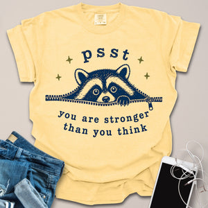 Secret Raccoon Motivation Shirt