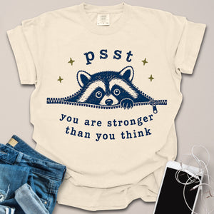 Secret Raccoon Motivation Shirt