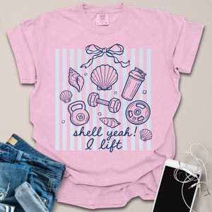 Shell Yeah I Lift Summer Shirt