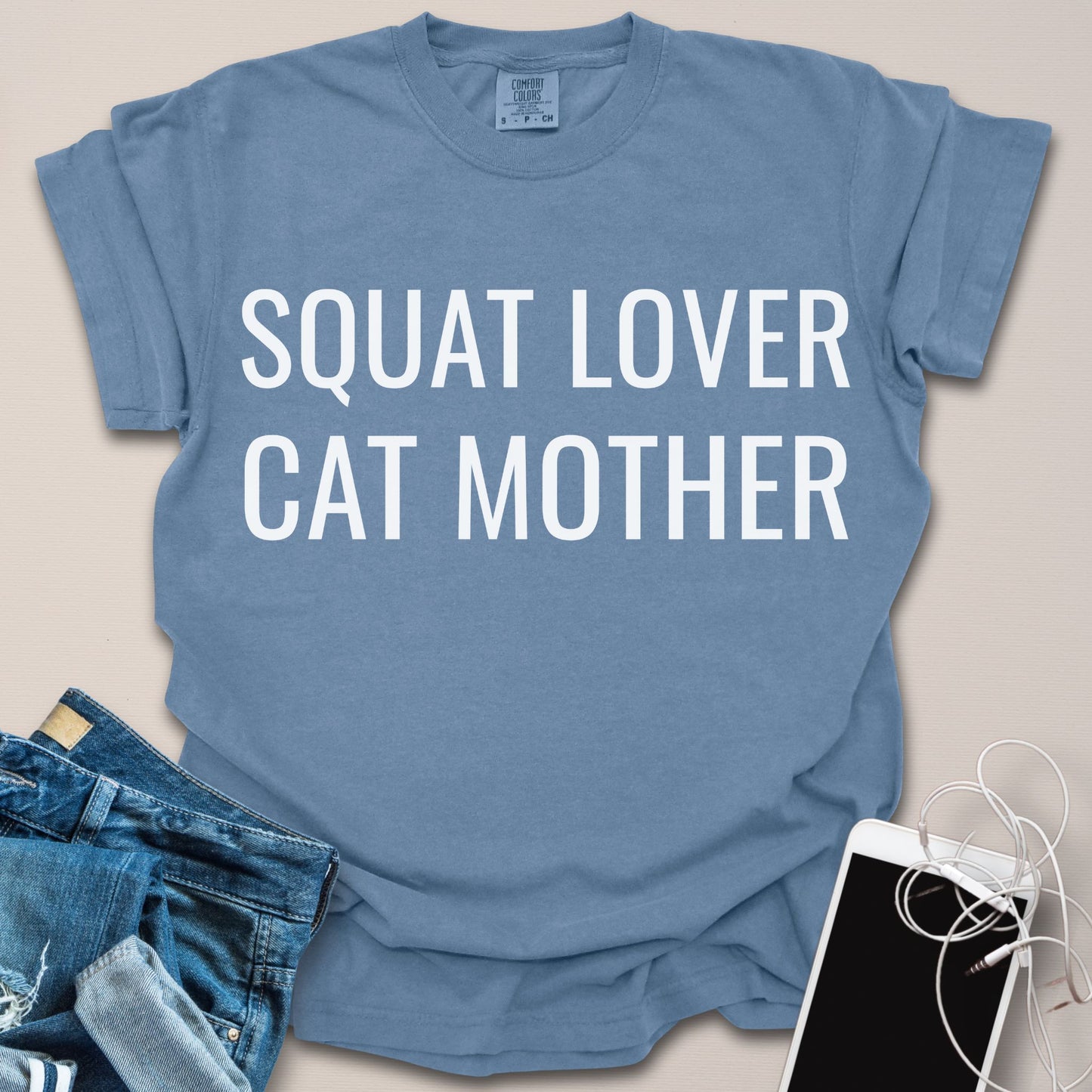 Squat Lover Cat Mother Shirt