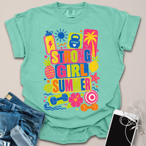 Bold Retro Beach Fitness Shirt