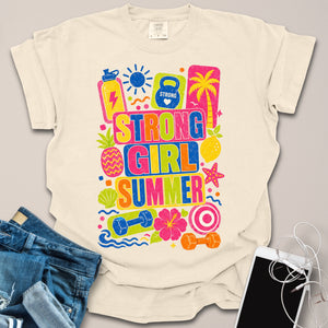 Bold Retro Beach Fitness Shirt