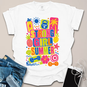 Bold Retro Beach Fitness Shirt