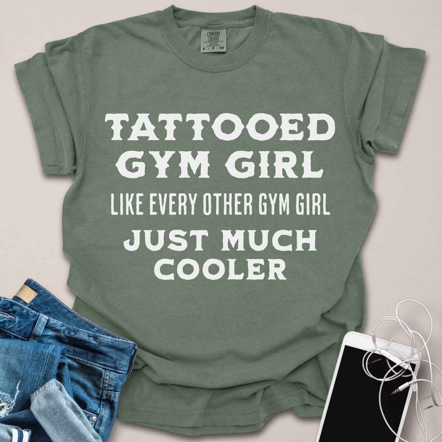 Tattooed Gym Girl Shirt
