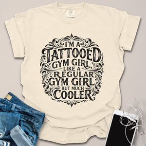 Tattooed Gym Girl Graphic Shirt