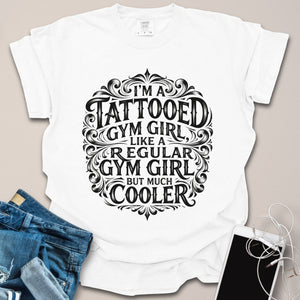 Tattooed Gym Girl Graphic Shirt