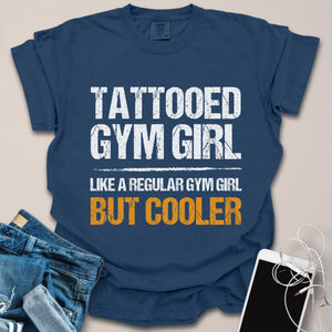 Tattooed Gym Girl Grunge Shirt