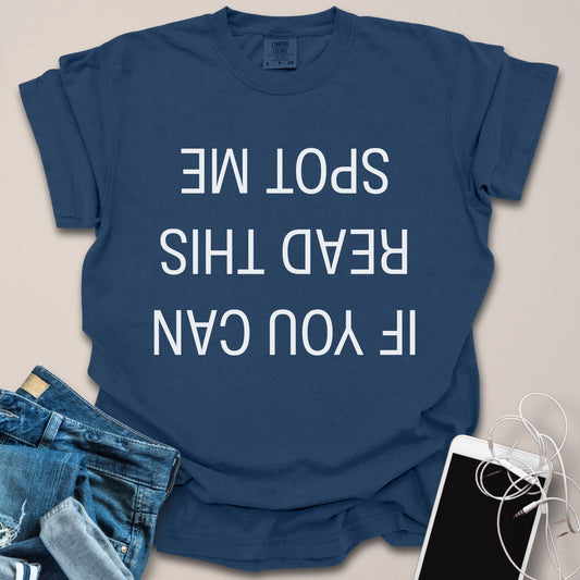 Funny Spot Me Bench Pressing Shirt