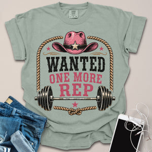 One More Rep Wanted Western Shirt