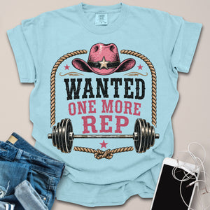 One More Rep Wanted Western Shirt